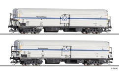 Tillig 01143 - TT - 2-tlg. Set Maschinenkühlwagen, DR, Ep. III